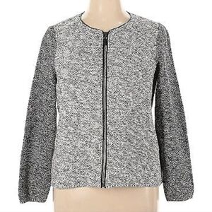 Talbots women's sweater multicolor glitter long sleeves cardigan size S